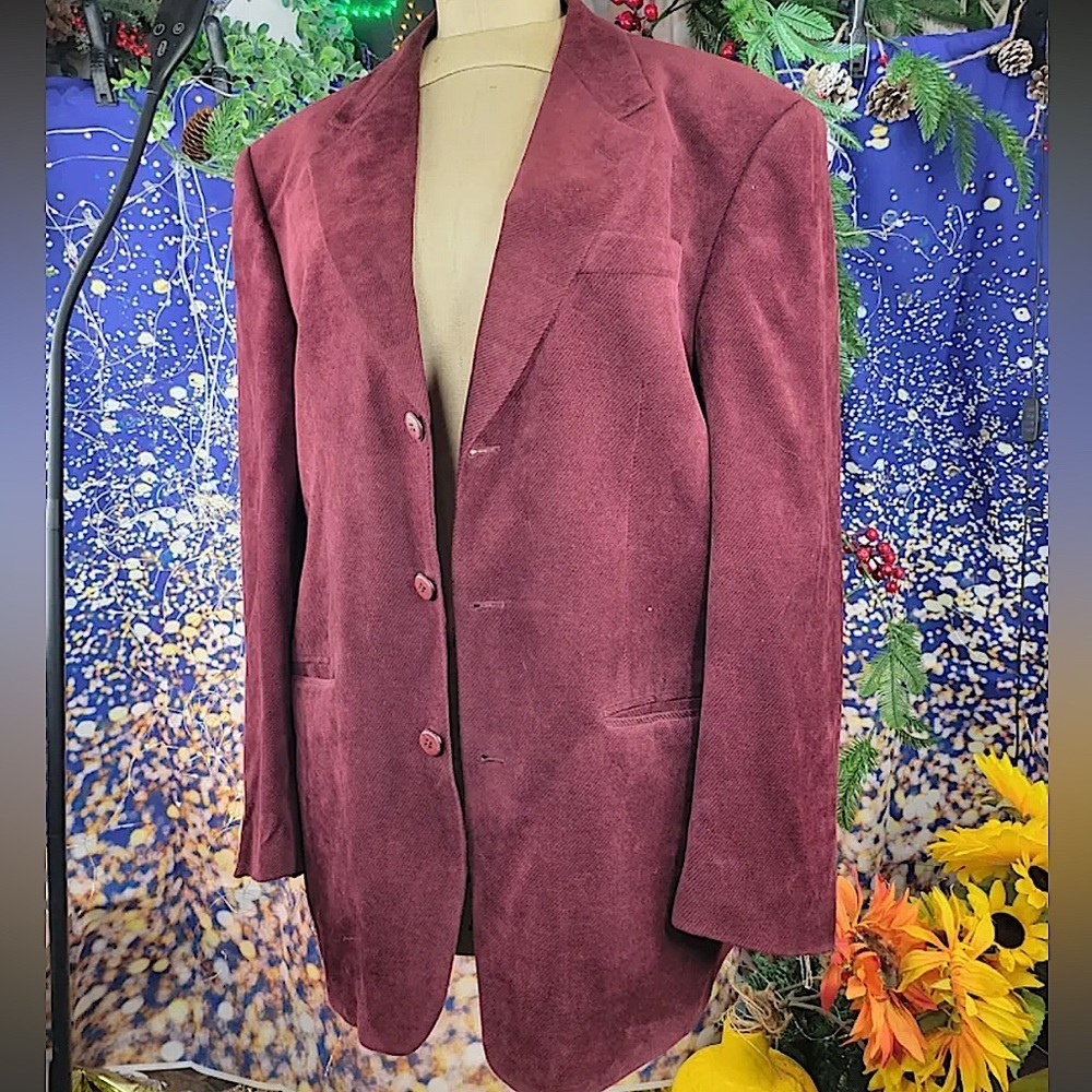 BOULEVARD CLUB Vintage Velvet Corduroy Blazer